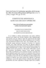 Constitucion apostolica ut sit